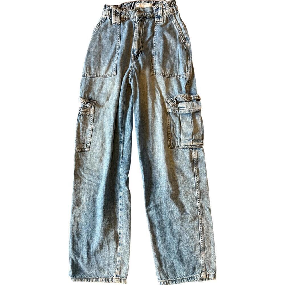 Garage Light Blue Cargo Jeans